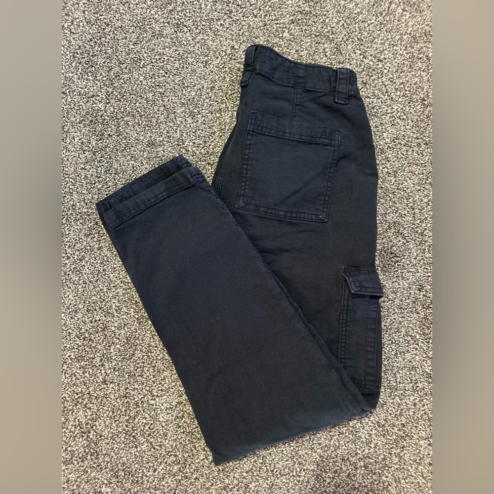American Eagle Outfitters Women's Black Straight Leg Pants